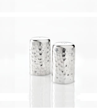 HAMMERED SALT & PEPPER SET