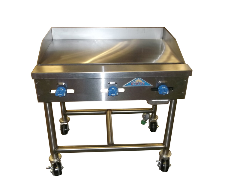 20" X 36" PROPANE GRIDDLE - Delivery only (requires 20lb propane tank)