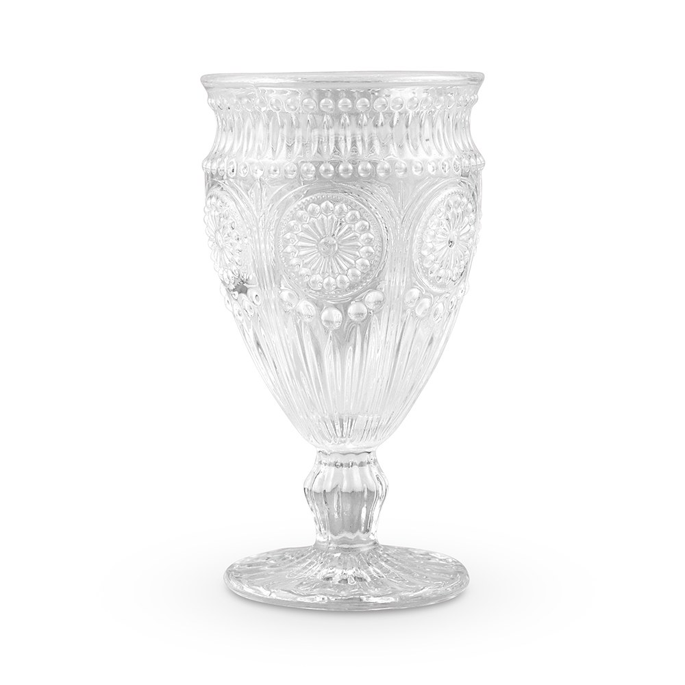 PRESSED CLEAR GOBLET 10 oz