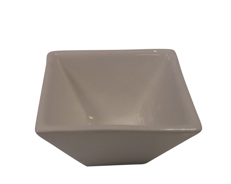 SQUARE CHINA INGREDIENT BOWL 3"x3"