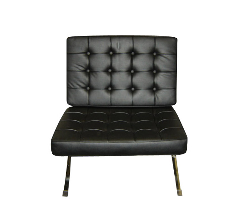 BLACK BARCELONA CHAIR