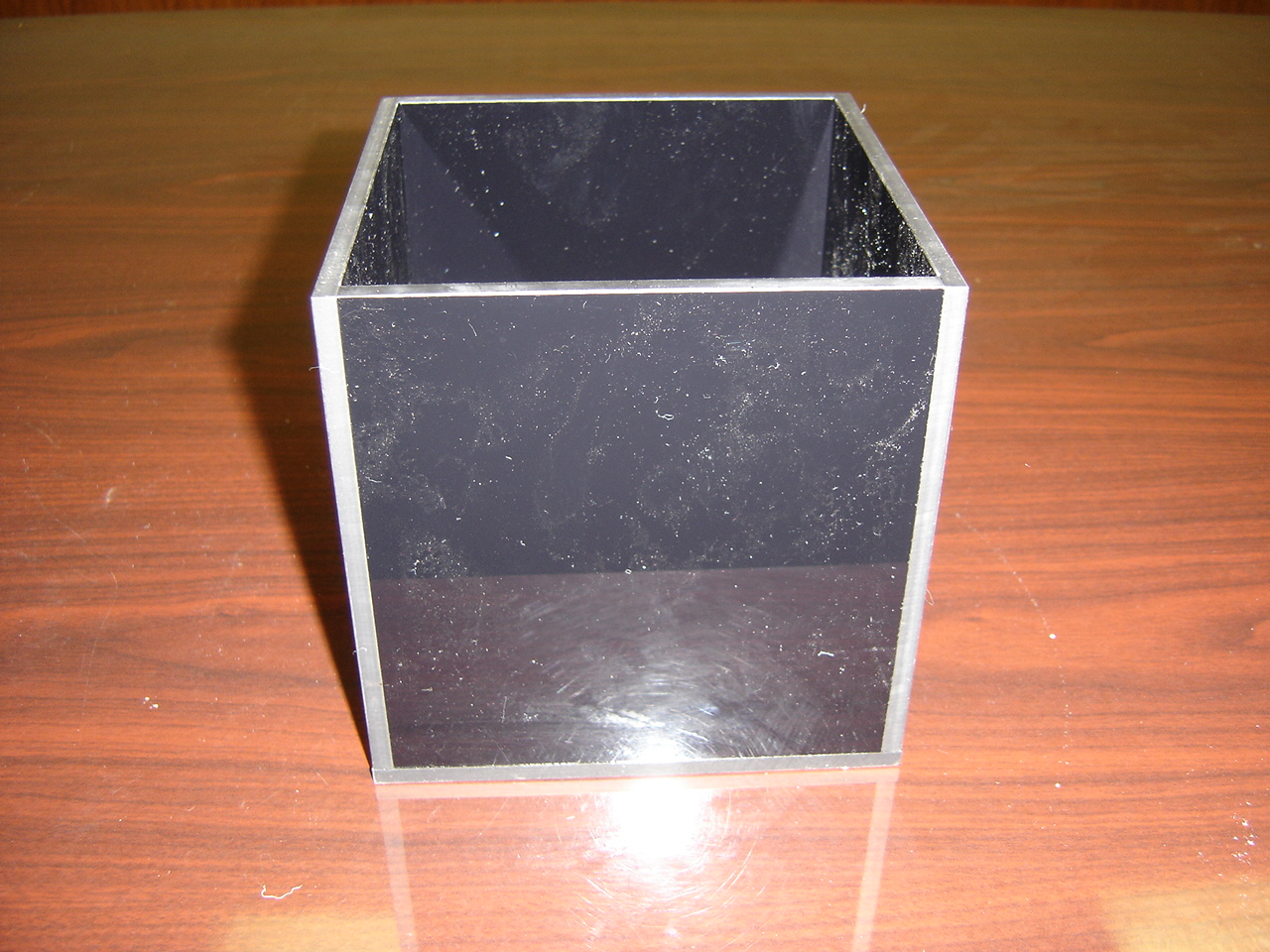 BLACK ACRYLIC 6" CUBE