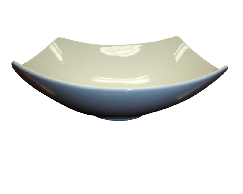 TIARA 13"X13" BOWL WHITE (6 QT)