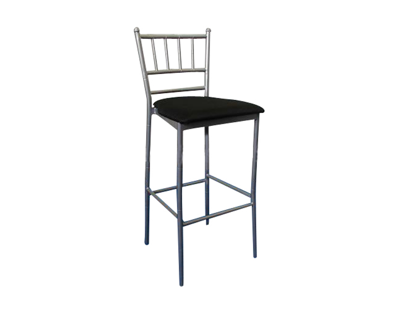 CHIAVARI SILVER BARSTOOL