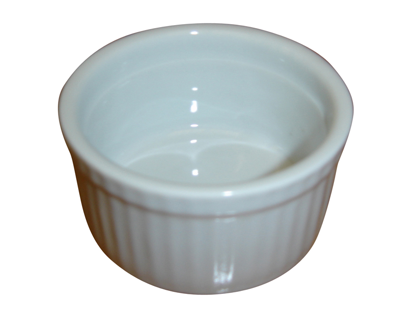 4 OZ WHITE RAMEKIN BOWL