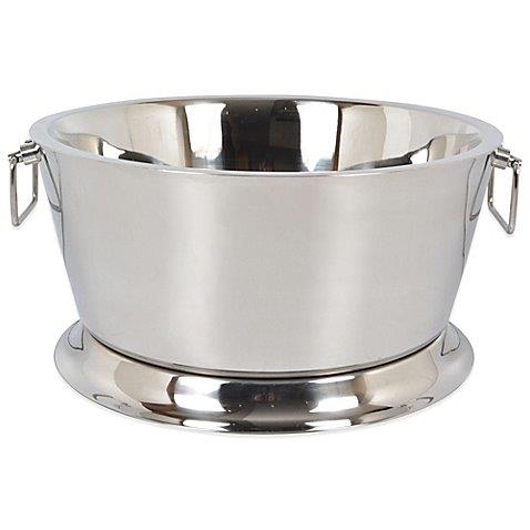 POLISHED BEVERAGE TUB 18" Wide by 9" Deep