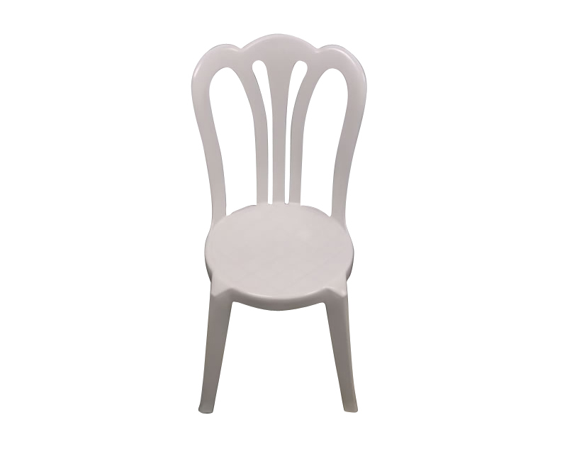 WHITE "ROSE" BISTRO CHAIR