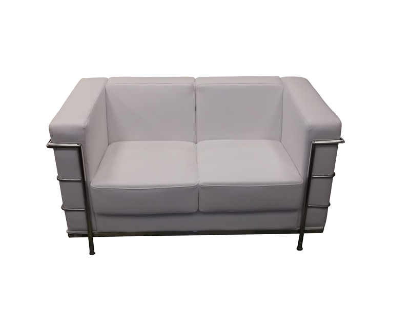 CORBUSIER WHITE 2 SEATER