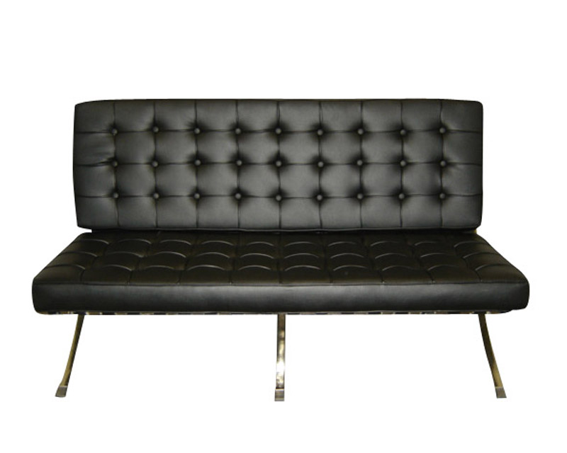 BLACK BARCELONA 2 SEATER